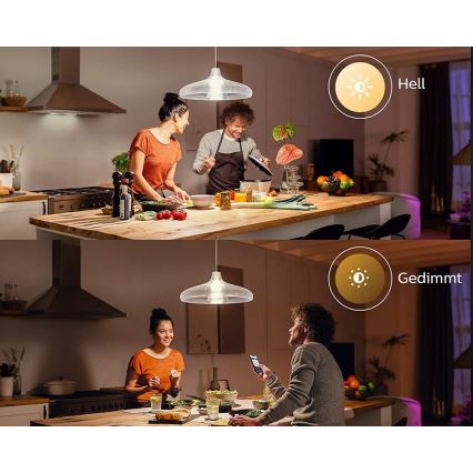 LED Bombilla Philips Hue WHITE E67 E27/15,5W/230V