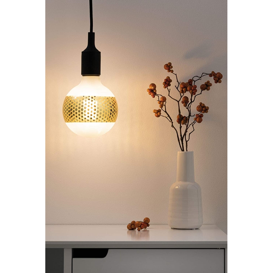 LED Bombilla regulable CLASSIC G125 E27/4,5W/230V 2500K - Paulmann 28770