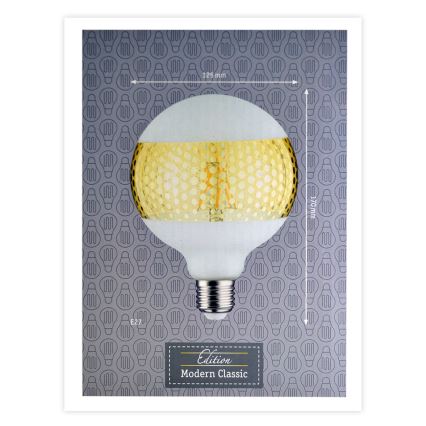 LED Bombilla regulable CLASSIC G125 E27/4,5W/230V 2500K - Paulmann 28770