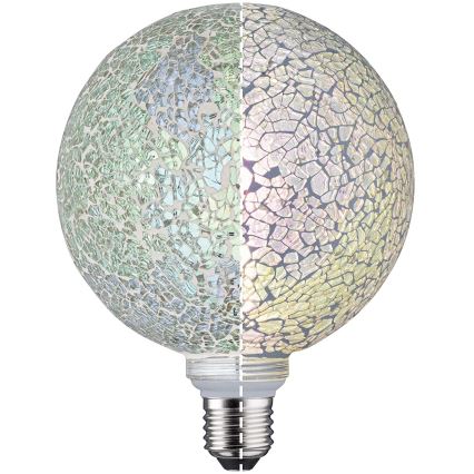 LED Bombilla regulable MOSAIC G125 E27/5W/230V 2700K - Paulmann 28745