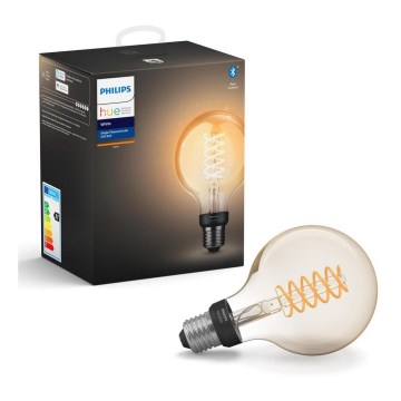 LED Bombilla regulable Philips Hue WHITE FILAMENT G93 E27/7W/230V 2100K