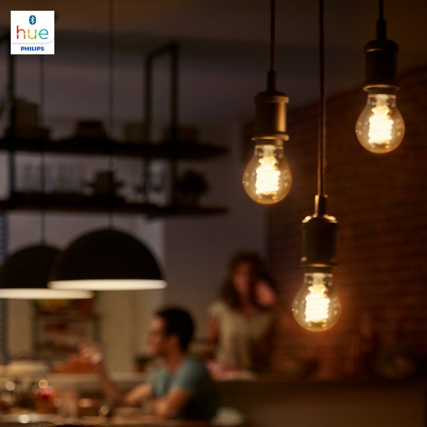 LED Bombilla regulable Philips HUE WHITE FILAMENT G93 E27/7W/230V