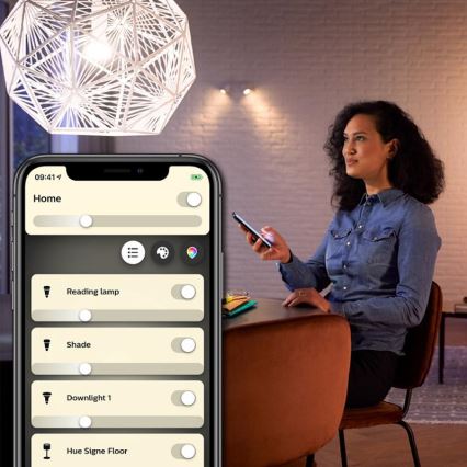 LED Bombilla regulable Philips Hue WHITE FILAMENT ST64 E27/7W/230V 2100K