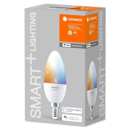 LED Bombilla regulable SMART+ E14/5W/230V 2700K-6500K Wi-Fi - Ledvance