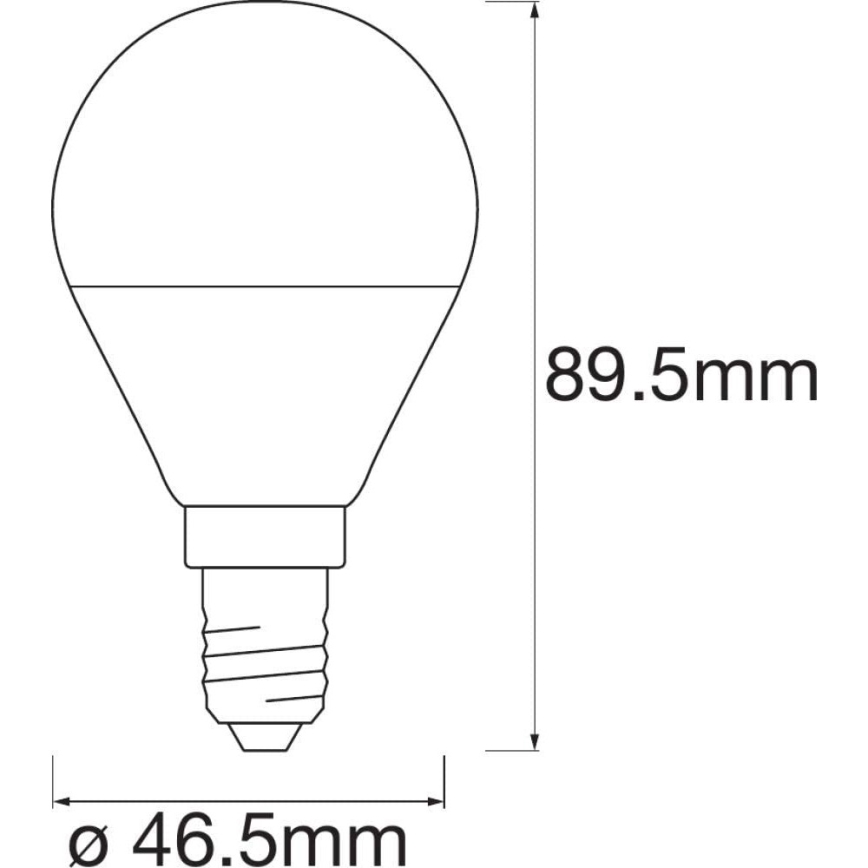 LED Bombilla regulable SMART+ E14/5W/230V 2700K-6500K Wi-Fi - Ledvance