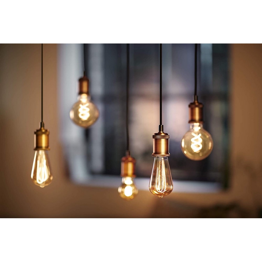 LED Bombilla regulable VINTAGE Philips G93 E27/4W/230V 1800K