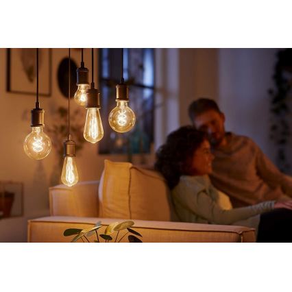 LED Bombilla regulable VINTAGE Philips G93 E27/4W/230V 1800K