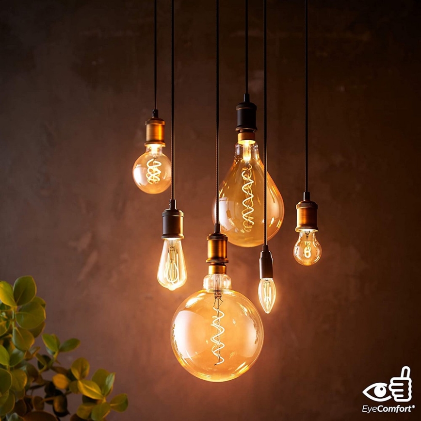 LED Bombilla regulable VINTAGE Philips G93 E27/4W/230V 1800K