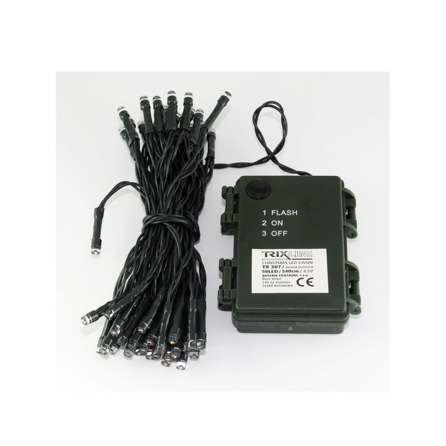 LED  cadena de luces para exterior 10,8m 100xLED/2 funciones 10,8m IP44 multicolor