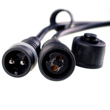 LED Cadena decorativa exterior GIRLANDA 10 m 10xE27/1,5W/230V IP44