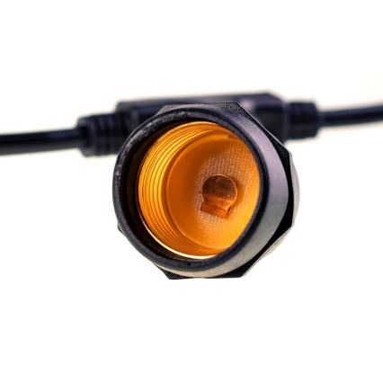 LED Cadena decorativa exterior GIRLANDA 10 m 10xE27/1,5W/230V IP44