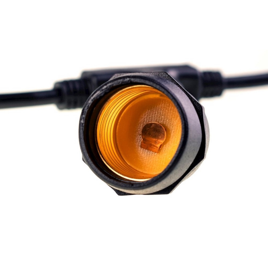 LED Cadena decorativa exterior GIRLANDA 10 m 10xE27/1,5W/230V IP44