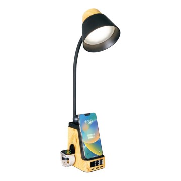 LED+CCT Lámpara de mesa regulable con carga inalámbrica QI IDEAL LED/8W/230V 2700/4000/5000K beige
