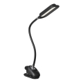 LED+CCT Lámpara de mesa regulable con pinza CLIP LED/7,5W/230V 3000/4200/5000K negra