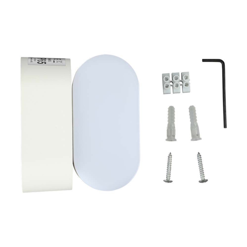 LED de exterior flexible aplique LED/5W/230V 3000K IP65 blanco