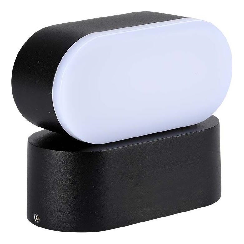 LED de exterior flexible aplique LED/5W/230V 4000K IP65 negro