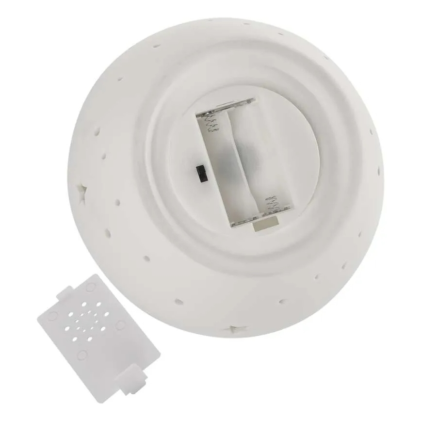 LED decoración navideña LED/0,4W/2xAA ángel de cerámica