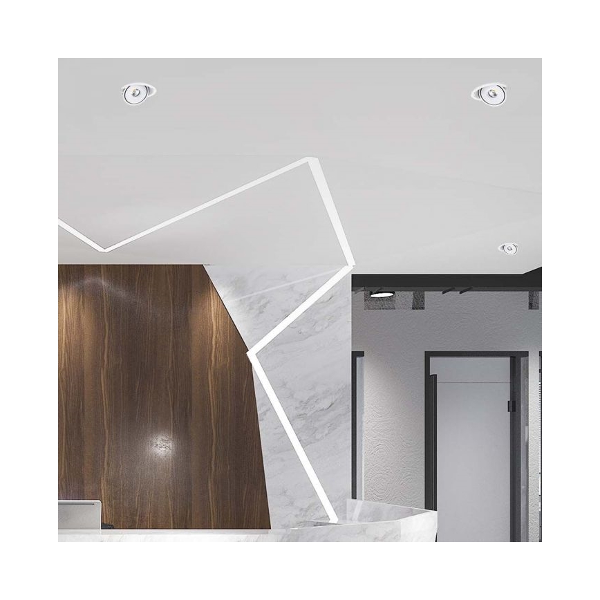 Foco empotrable LED de techo LED/20W/230V 3000/4000/6400K Ø 16,5 cm blanco