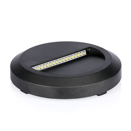 Lámpara LED para escaleras exterior LED/2W/230V IP65 3000K negra
