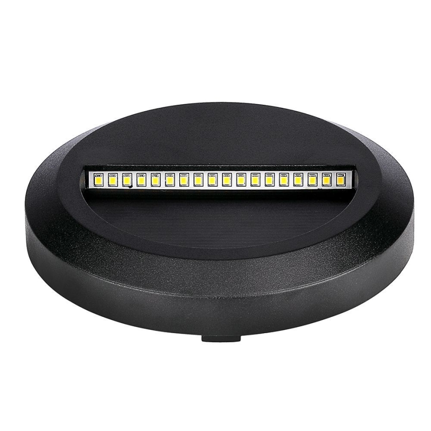 Lámpara LED para escaleras exterior LED/2W/230V IP65 3000K negra