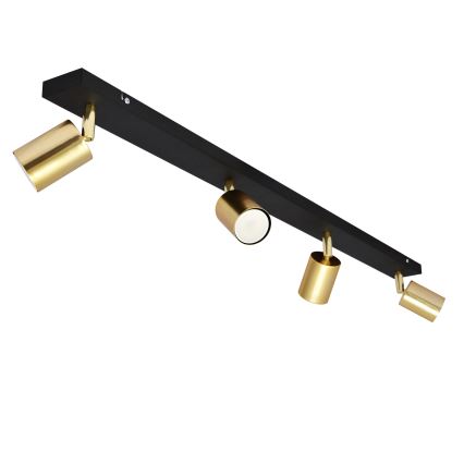 LED Foco TUNE 4xGU10/4,8W/230V dorado/negro