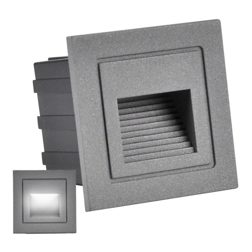 LED Iluminación de escaleras exterior Q6 LED/3W/230V IP44