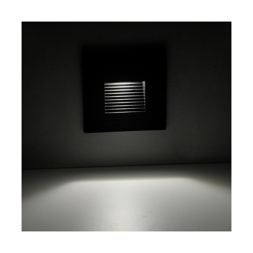 LED Iluminación de escaleras exterior Q6 LED/3W/230V IP44
