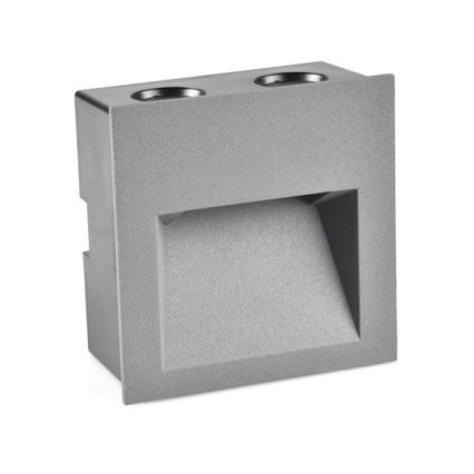 LED Iluminación de escaleras exterior Q7 LED/3W/230V IP44