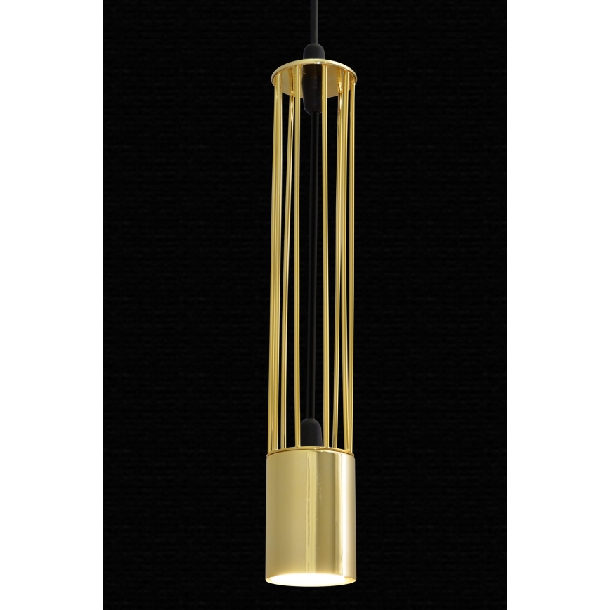 LED Lámpara colgante BARS 3xGU10/4,8W/230V dorado