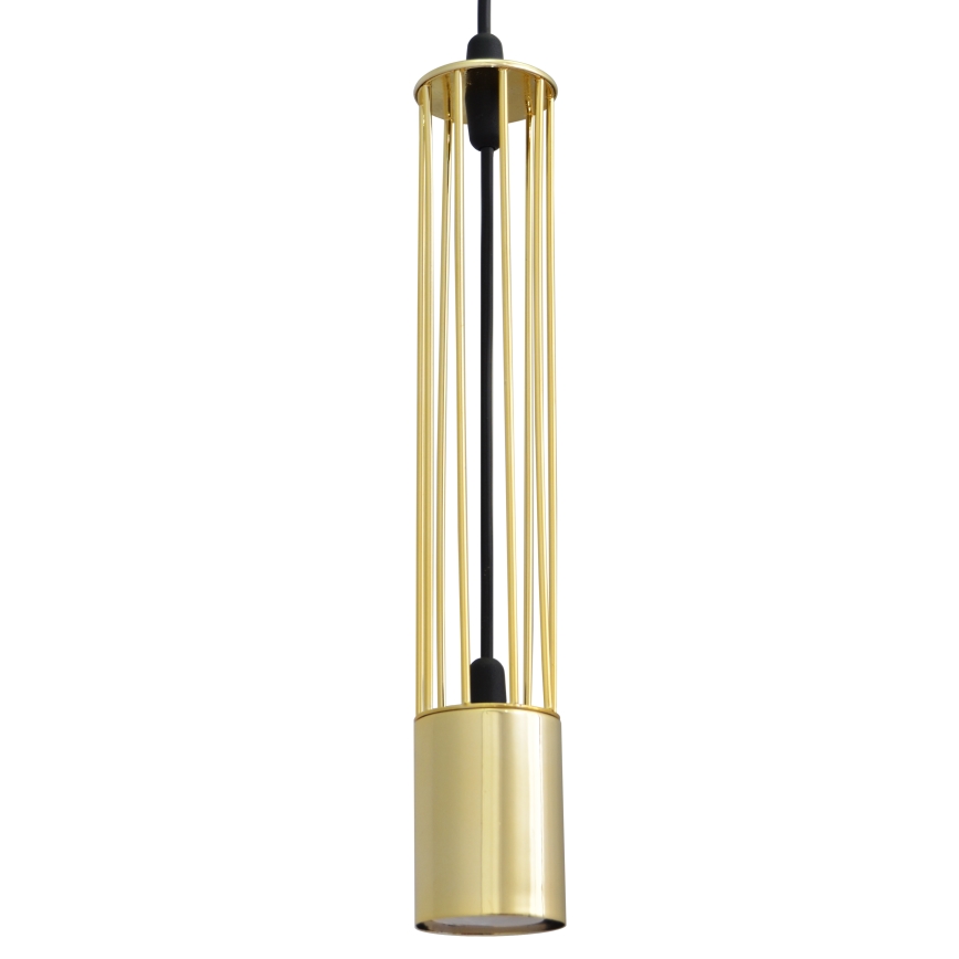 LED Lámpara colgante BARS 3xGU10/4,8W/230V dorado