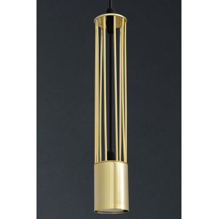 LED Lámpara colgante BARS 3xGU10/4,8W/230V dorado