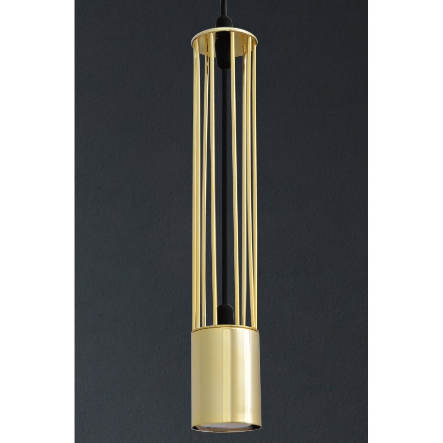 LED Lámpara colgante BARS 3xGU10/4,8W/230V dorado