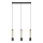 LED Lámpara colgante BARS 3xGU10/4,8W/230V dorado/negro