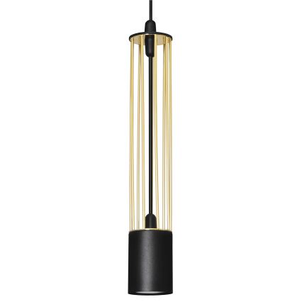 LED Lámpara colgante BARS 3xGU10/4,8W/230V negro/dorado