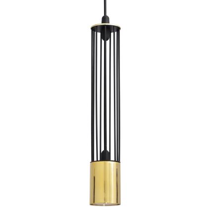 LED Lámpara colgante BARS 3xGU10/4,8W/230V negro/dorado