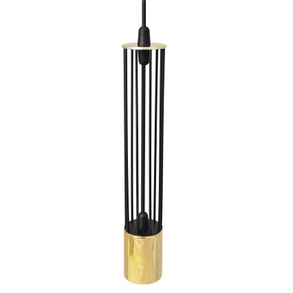 LED Lámpara colgante BARS 3xGU10/4,8W/230V negro/dorado