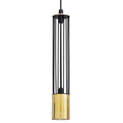 LED Lámpara colgante BARS 3xGU10/4,8W/230V negro/dorado