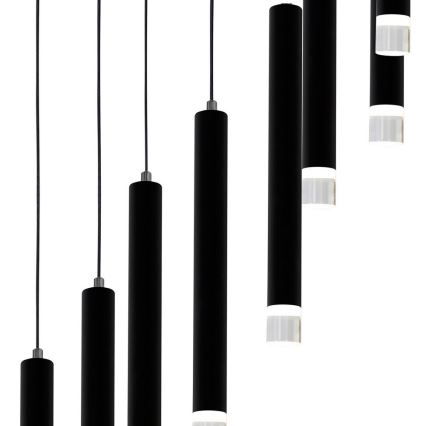 LED Lámpara colgante CARBON 12xLED/12W/230V