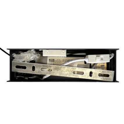 LED Lámpara colgante con cable LINEA LED/36W/230V 3000/4000/5700K CRI 90 negra