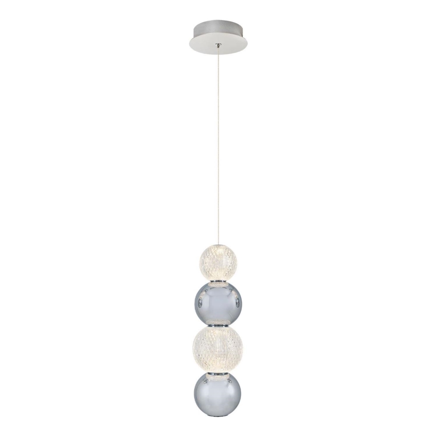 LED Lámpara colgante CREMONA LED/7W/230V 3000K cromado mate