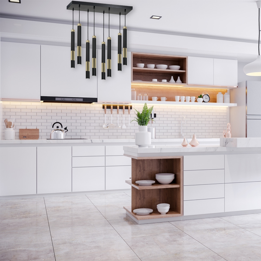 LED Lámpara colgante DALLAS 8xGU10/3W/230V