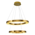 LED Lámpara colgante JESI LED/140W/230V 3000K 100 cm bronce