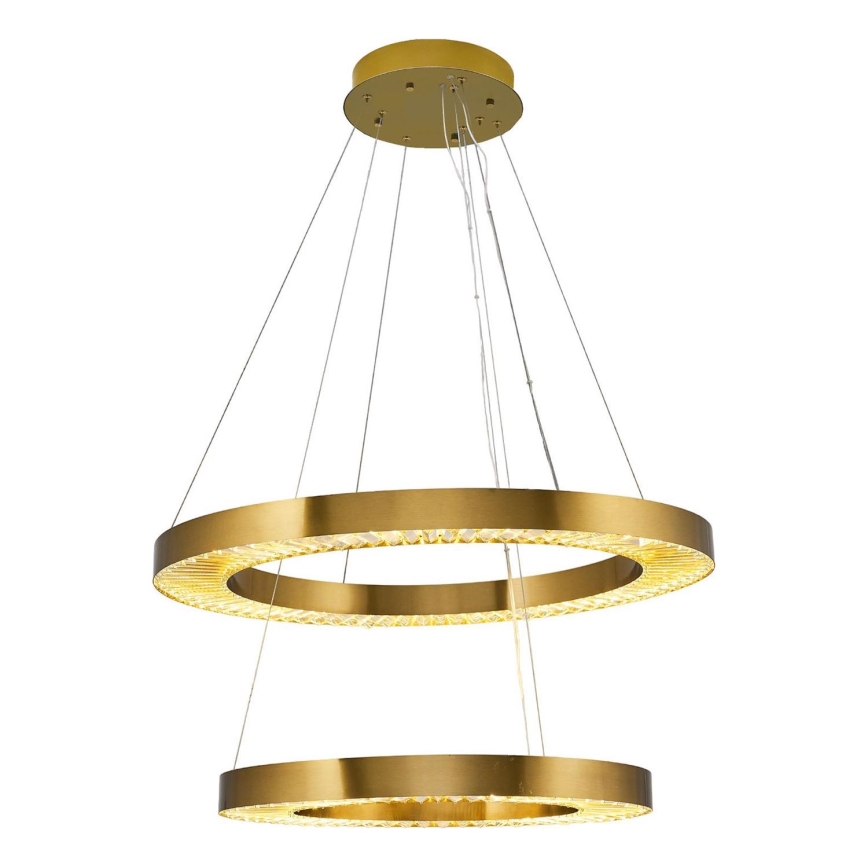 LED Lámpara colgante JESI LED/140W/230V 3000K 100 cm bronce