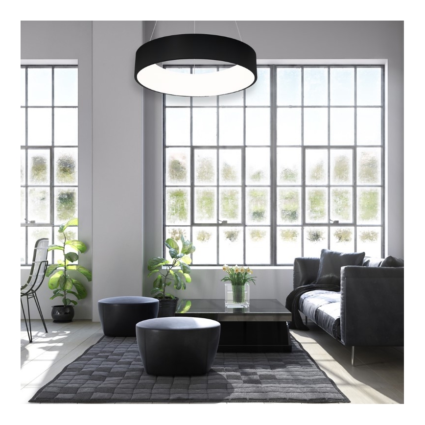 LED Lámpara colgante OHIO BLACK LED/24W/230V
