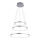 LED Lámpara colgante regulable CIRCLE 1xLED/15W/230V + LED/20W + LED/25W