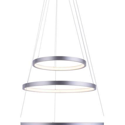 LED Lámpara colgante regulable CIRCLE 1xLED/15W/230V + LED/20W + LED/25W