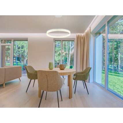 Lámpara colgante LED regulable con cable ALIANZ LED/45W/230V 3000-6000K Ø 60 cm + mando a distancia