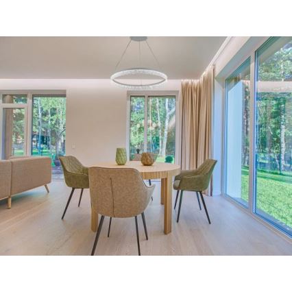 Lámpara colgante LED regulable con cable ALIANZ LED/45W/230V 3000-6000K Ø 60 cm + mando a distancia
