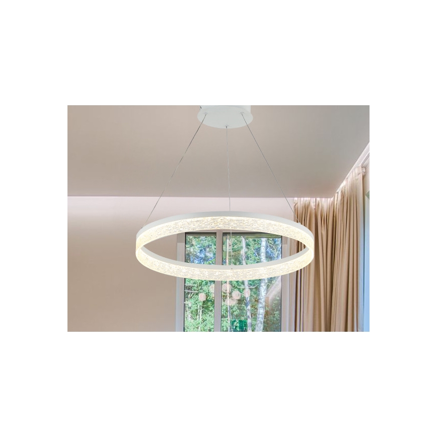 Lámpara colgante LED regulable con cable ALIANZ LED/45W/230V 3000-6000K Ø 60 cm + mando a distancia