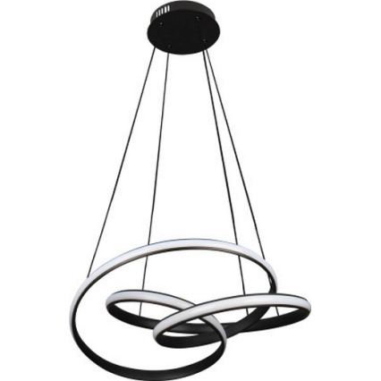 Lámpara colgante LED regulable suspendida por cable LED/85W/230V 3000-6500K Ø 49 cm + control remoto